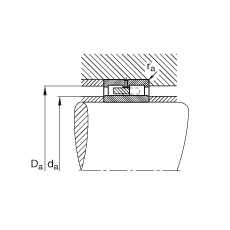 圓柱滾子軸承 NNU4932-S-M-P5-C3, 浮動軸承，雙列，可分離，帶保持架